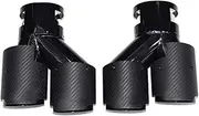 Compatible For BMW G20 G21 M340i G23 M440 G42 M240 2019+ Exhaust tip Upgrade Carbon Fiber Black Muffler Nozzle Tip Exhaust Head(Carbon Fiber 11)