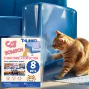 Cat Scratch Furniture Protector: 8 Pcs Couch Protectors Tape from Cats Claws Scr
