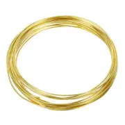 1pcs 15 Gauge 5m Craft Wire Beading Wire for Jewelry Making DIY(K-Gold)