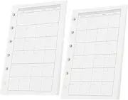 HONMEET 2 Pack Notebook Refills Size Paper Detachable Inserts for Binders for Writing Drawing and Note-Taking