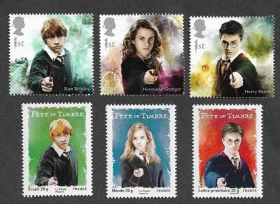 HARRY POTTER 2018 ROYAL MAIL SET + FRANCE SET MNH 2007