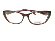 New Authentic BADGLEY MISCHKA Eyeglasses Frames Marcelle Wine (WNE) 52-15-135