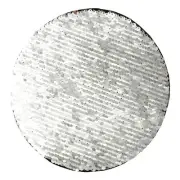 Craft Express Silver Sequin Round-Silver, 7.5" x 7.5", 2 pack 5A0021RM-1G4NL