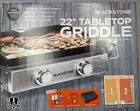 Blackstone 22'' Tabletop Griddle 2 Burner Model 2017 With Bonus Toolkits