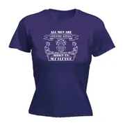 September Virgo Birthday All Men Are Created Equal - Funny Novelty Womens T-Shirt T Shirt Tshirt