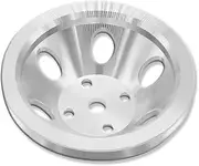 IMOOA Long Water Pump Pulley Single Groove LWP For Chevy SBC 265 283 305 327 350 383 400 1955-1986 Polished Aluminum