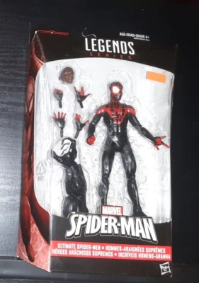 Marvel Legends MILES MORALES w/B.A.F. MIB Spider-man Hasbro SPACE VENOM Wave BAF