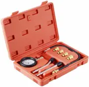 Petrol Engine Compression Tester Kit Auto Motorcycle Cylinder Leakage Test Tool