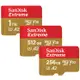 SanDisk 256G 512G 1TB microSDXC Extreme 190MB 4K U3 A2 記憶卡