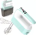 9-Speed Digital Hand Mixer Electric, 400W Powerful DC Motor, Baking Mixer Handhe