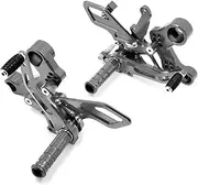 Motorcycle Accessories Motorcycle CNC Adjustable Rearsets Rear Set Foot Pegs Pedal Footrest For Y&AMAHA For MT09 For FZ09 For MT-09 For FZ-09 2013-2016 KIKRCFSQ(1)