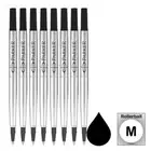 8 Pcs Parker Ink Refills 0.7mm M Black Fit Sonnet IM Urban Series Rollerball Pen