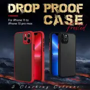 Shockproof Armor Matte Case Cover For iPhone 14 Pro 13 12 11 Pro Max Xs XR PLUS