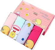 Baby Boxer Briefs, Morbuy 4 Pack Cartoon Pattern Boys/Girl Toddler Underwear Panties Cotton Shorts Knickers Under Pant Trunks for Kids 2-7 Years (80cm,Lovely Chick)