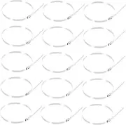 OKUMEYR Stainless Steel Zip Ties 100 Pack for Fencing Chain Link Fence Ties Dog Fence Extender Chicken Wire Lattice Panels