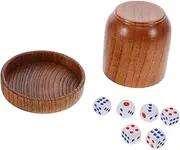 Generic 1 Set Dice Shaker Cup with Lid Dices Cup for Bars Game Nights Versatile Dices Accessory for Fun Exciting Board Games