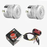 Pair of DS18 PRO-TW7L 1" Super Bullet Tweeter RGB + LED Bluetooth Controller