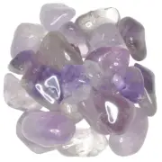 1 lb Amethyst Tumbled Stones - Grade 1 - Medium - 1" to 1.5" Avg.