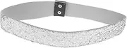 [PACKOVE] Glitter Sequin Adjustable Wide Waist Belt for Women Chic Elastic Corset Belt for Dance Parties Casual Outfits Sparkling Fashion Accessory for Special Occasions