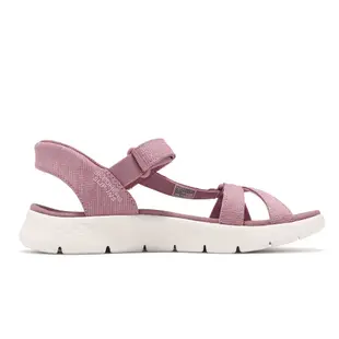 Skechers 涼鞋 Go Walk Flex Slip-Ins 瞬穿 女鞋 粉紅 魔鬼氈 ACS 141481MVE