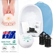 Ionic Detox Foot Bath SPA Machine System Touch Panel Control W/ Tub & Bag Liner