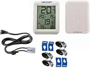 Wireless Fridge Thermometer + Fridge Tie-Down Kit (4-Pack) + 1.8m 12v Fridge Cable