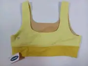 Old Navy Active Go Dry Powerchill Size Medium 8 Girls Sports Bra Yellow