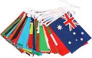 Outanaya National String Flag Banner Countries World Flags for Festive Decoration Long for Bars Parties and Celebrations Hanging Flags