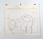 Original Piccolo Dr Gero Dragon Ball Z DBZ Anime Production Layout Check Copy