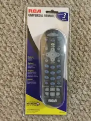 RCA Universal Remote RCR312W Partially Backlit Controls 3 Devices