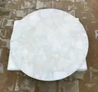 White Quartz Top Center Hallway Coffee Table Corner Table Quartz Top Outdoor Dec
