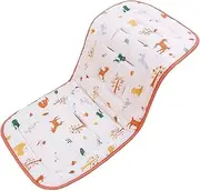 Stroller Cotton Seat Liner - Breathable Baby Cushion Pad for Prams, Pushchairs, Car Seats, Trolleys | Adjustable Soft Insert Mat for Infant Comfort, Travel-Friendly Protection, Univrsal Fit for