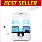 Whisper-Quiet 6L Cool Mist Humidifier & Aroma Diffuser for Bedroom & Nursery
