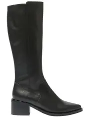 [Jane Debster] Fortress Knee Boots in Black Glove