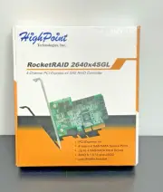 HighPoint RocketRAID 2640X4 SGL PCI-Express x4 SATA / SAS Controller Card