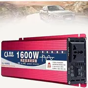 1600W 2200W Pure Sine Wave Inverter 12V 24V 48V 60V to 220V 230V 240V Car Converter Power Inverter with LCD Display AC Outlets for Motorhomes,Truck,Boat,Camping,Household,Van /4258