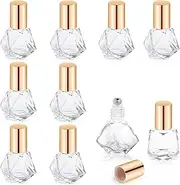 8ml Roller Bottles for Essential Oils 10 Pcs, Glass Roll On Bottles, Roller Balls for Essential Oils