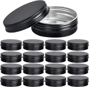10 Pack 100Ml Aluminum Tin Jar Refillable Containers round Empty Tins with Screw