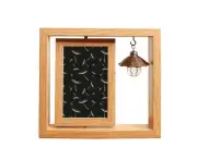 White Dandelion Flowers s Wooden Rotating Picture Photo Frame 4x6