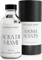The Magic Scent "Aqua di Miami" Oils for Diffuser - HVAC, Cold-Air, & Ultrasonic Diffuser Oil - HVAC scents Inspired by The Ocean - Essential Oils for Diffusers Aromatherapy (200 ml)