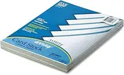 Pacon Card Stock, 8 1/2-inches by 11-inches, White, 100 Sheets (101188)