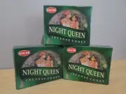 Night Queen Incense Cones 3 Boxes x 10 Total 30 Cones HEM Free Post AU