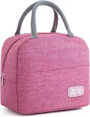 Insulated Lunch Bag Cooler Tote Lunch Box Light & Portable for Men Kids Women