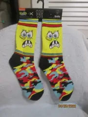 Nickelodeon Sponge Bob Socks By Odd Sox Size 6-13