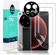 Ibywind 2 Pcs Screen Protector For Xiaomi 15 Ultra 5G 6.73",Flexible TPU Film,With 1 Piece of Camera Lens Protector,1 Piece of Back Film[Easy to install,High Clear]