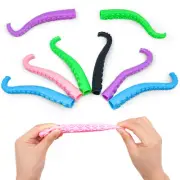 2x Finger Tentacles Octopus Interactive Gag Joke Toy Puppet Child Random Color