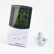 LCD Indoor/Outdoor Thermometer Digital Hygrometer Temperature Humidity Display
