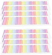 ASAKKURA 8sheets Double-sided Wig Tape for Lace Wigs Hair Glue Adhesive for Extensions Strong Hold Easy to Use Rainbow Strips