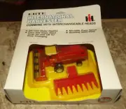 1/80 vintage ertl 1400 series combine + heads in the box new