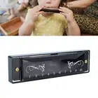 Professional 10 Hole C Key Harmonica - Ideal Gift for Kids & Beginners